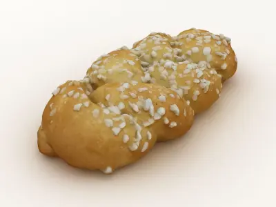 Sweet Pastry Dessert 002 Low-poly 3D model