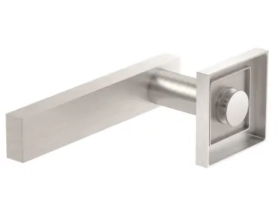 Eurospec Carla Rectangular Stainless Steel Door Handle 3D model