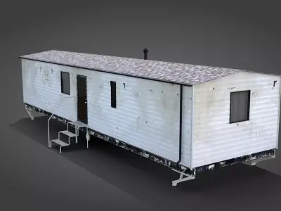 Old Mobile Home 3D model