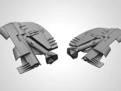 Slave One Spaceship 3D print model