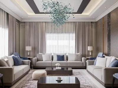 Modern Reception Free 3D model