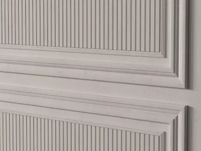 Classic 3D Wall Panel Elegant Design for Interior Decor 13 3D model