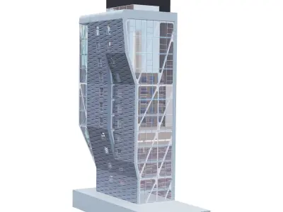 Building 515 W 23rd St New York 3D model