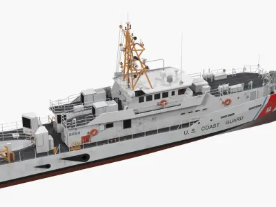  Coast Guard Cutter Jacob Poroo Sentinel Class Ship 