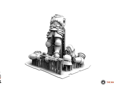 Feudal Guard - Laser Gun Squad 3D print model