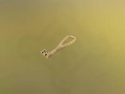 Viking Key Low-poly 3D model