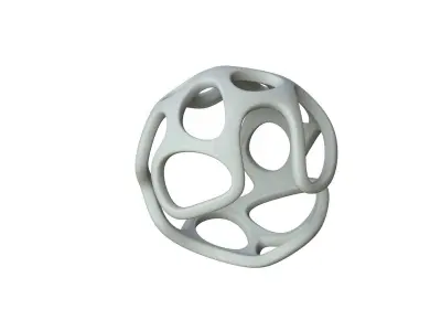 SciFi Cube Object No 33644 Low Poly Shape Texture