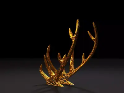 Antlers Voronoi 3D print model