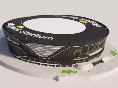 Allegiant Stadium 3D model
