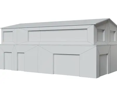 Warehouse 1 Low-poly 3D model purchase