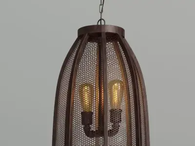 Hanging lamp LOFT HOUSE P-117 3D model