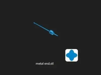 Fett Graffi Stick Full Size and One12 scale STL files 3D print model