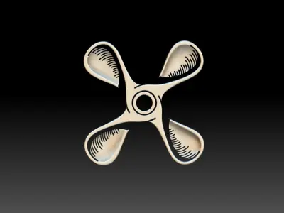 MEBA Logo 3D print model