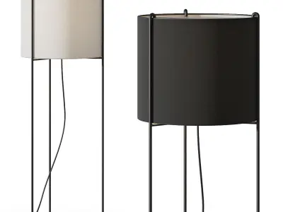 Floor lamp Faro Barcelona DRUM 3D model