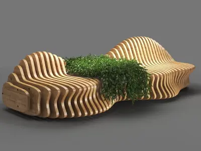 bench737 v3 3D model