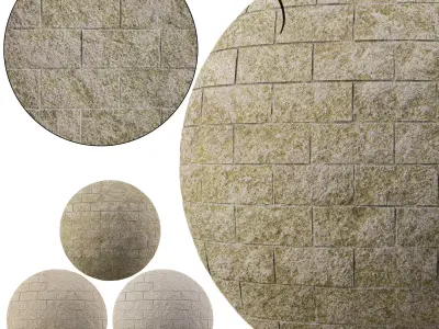 Split Face Stone wall 02 - Seamless Texture