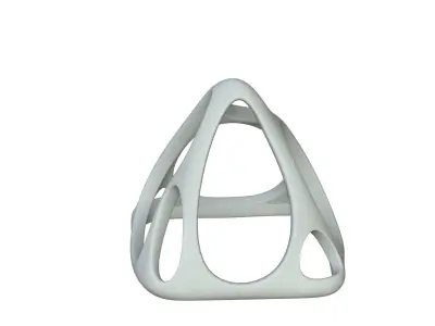 SciFi Cube Object No 58729 Low Poly Shape Low-poly 3D model