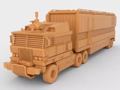 Universal soldier truck 3D print model