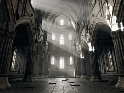 Gothic Cathedral 3D model