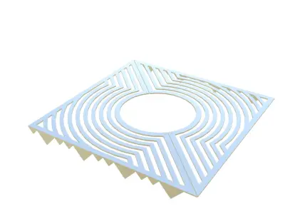 Alcorque cuadraro 3D model