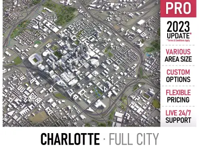 Charlotte Low-poly 3D model