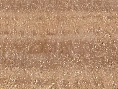 Sand Beach 03 PBR Low-poly 3D model