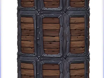 Stylized Wood Seamless Texture Texture 17