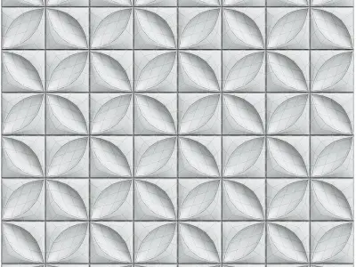 decor 3d wall panels Low-poly 3D model