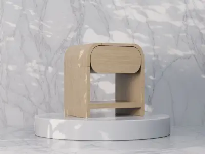 Unique Nightstand Designs in 3D 3D model