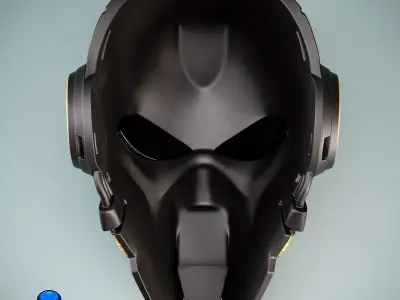 Post-apocalypse Sci-fi Cosplay Mask 3D print model