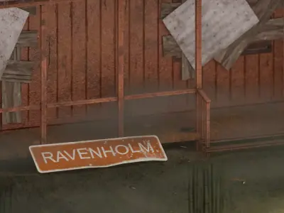 Half-Life Diorama Low-poly 3D model