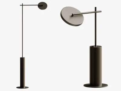Table lamp and floor lamp Rafaela Robin 3D model