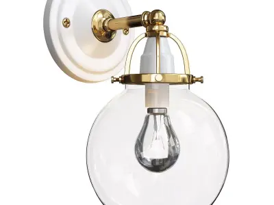 MIST SINGLE SCONCE Low-poly 3D model