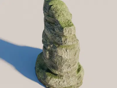 Rock 10 Low-poly 3D model