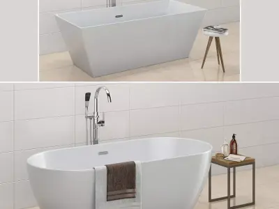 bath Ravak Freedom 3D model