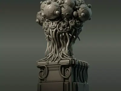 Yog-Sothoth Statuette 3D print model