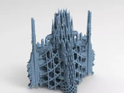 Planet side corporation dome  3D model