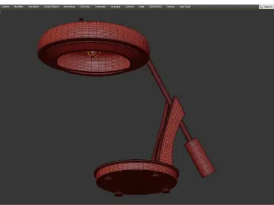 Delightfull Carter Desk Low-poly 3D model