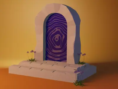 door to the other world 3D model