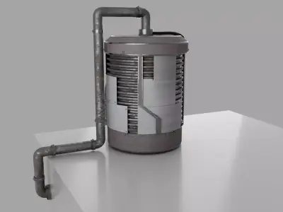 industrial-style sci-fi generator 3D model