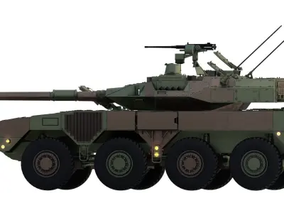 Type 16 maneuver combat vehicle 3D model