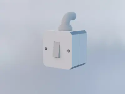 Light Switch Free low-poly 3D model