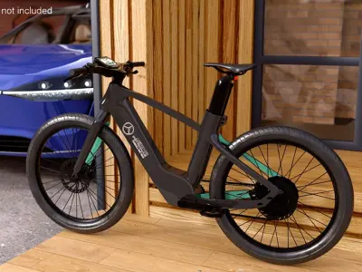  AMG F1 City Electric Bicycle Black 