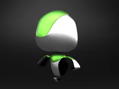 Gravity Bot Low-poly 3D model