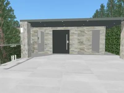 Modern Mountain House  3D model
