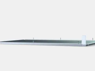 IRSTA LED worktop lighting 1 Low-poly 3D model