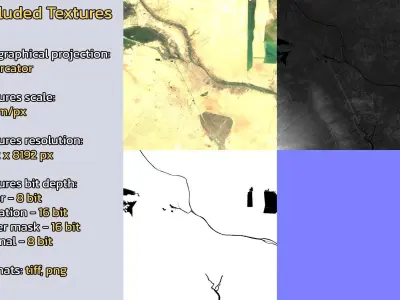 Al Basrah Iraq City Landscape 3D Model 3D model