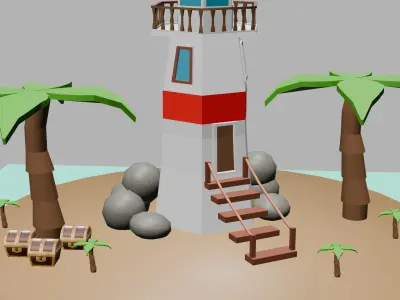 island  3D model