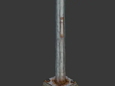 Streetlight 3d model PBR Low-Poly Low-poly 3D model