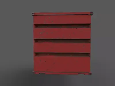 Shipping      Container  Low-poly 3D model